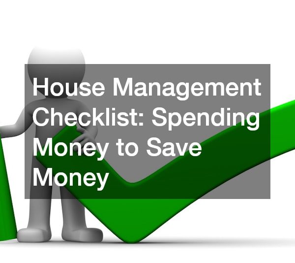 house management checklist